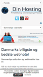 Mobile Screenshot of din-hosting.dk